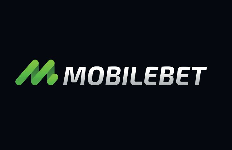 mobilebet logo grön svart vit